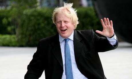 BoJo waving