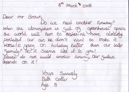 Beth's letter