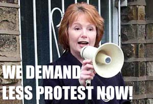 Blears protest