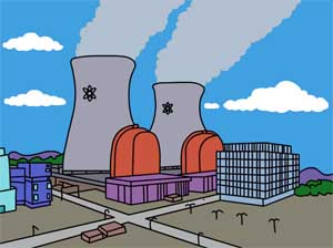 Simpsons Nuclear Plant