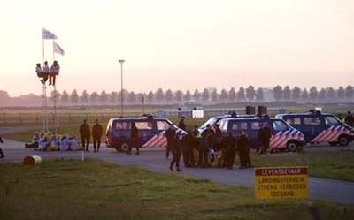 Schipol airport occupation